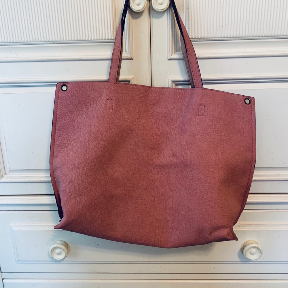 COPY - Pink free people tote with two pouches